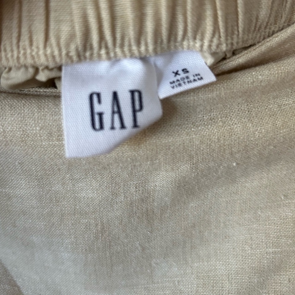 GAP Linen-Blend Midi Slip Skirt - Picture 6 of 8